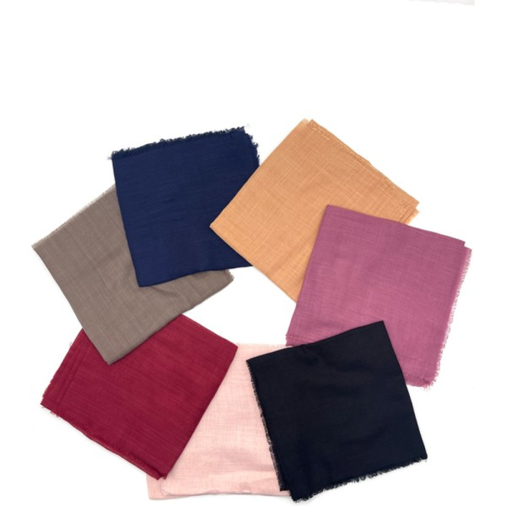 Naz İpek Flamlı 7'li Paket Pamuklu Yazma Eşarp 100X100CM Eşarp Fiyatı