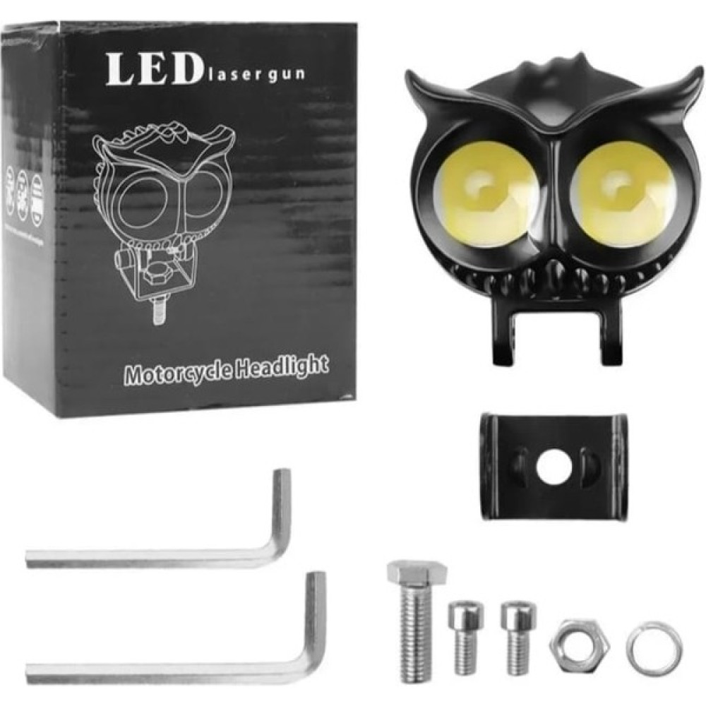 Naz NAZ-60W LED Baykuş Aydınlatma Offrad ve Motosiklet-1 Parça - Siyah Oto Boyaları Fiyatı