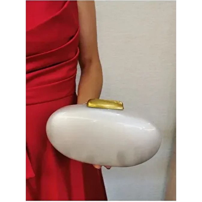 Nazart Kadın Lüks Inci Abiye Clutch Akrilik Materyal Zincir Askılı Düğün Nişan Gece Çantası Party Koleksiyonu Giyim & İç Giyim Fiyatı