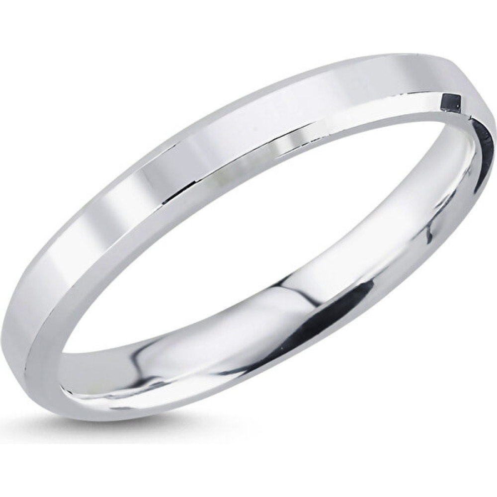 Nazik Endam Nazikendam Özel Seri - 3mm Pahlı Düz Sade Alyans - Unisex - 2.86 Gram - 24 Altın Alyans Fiyatı