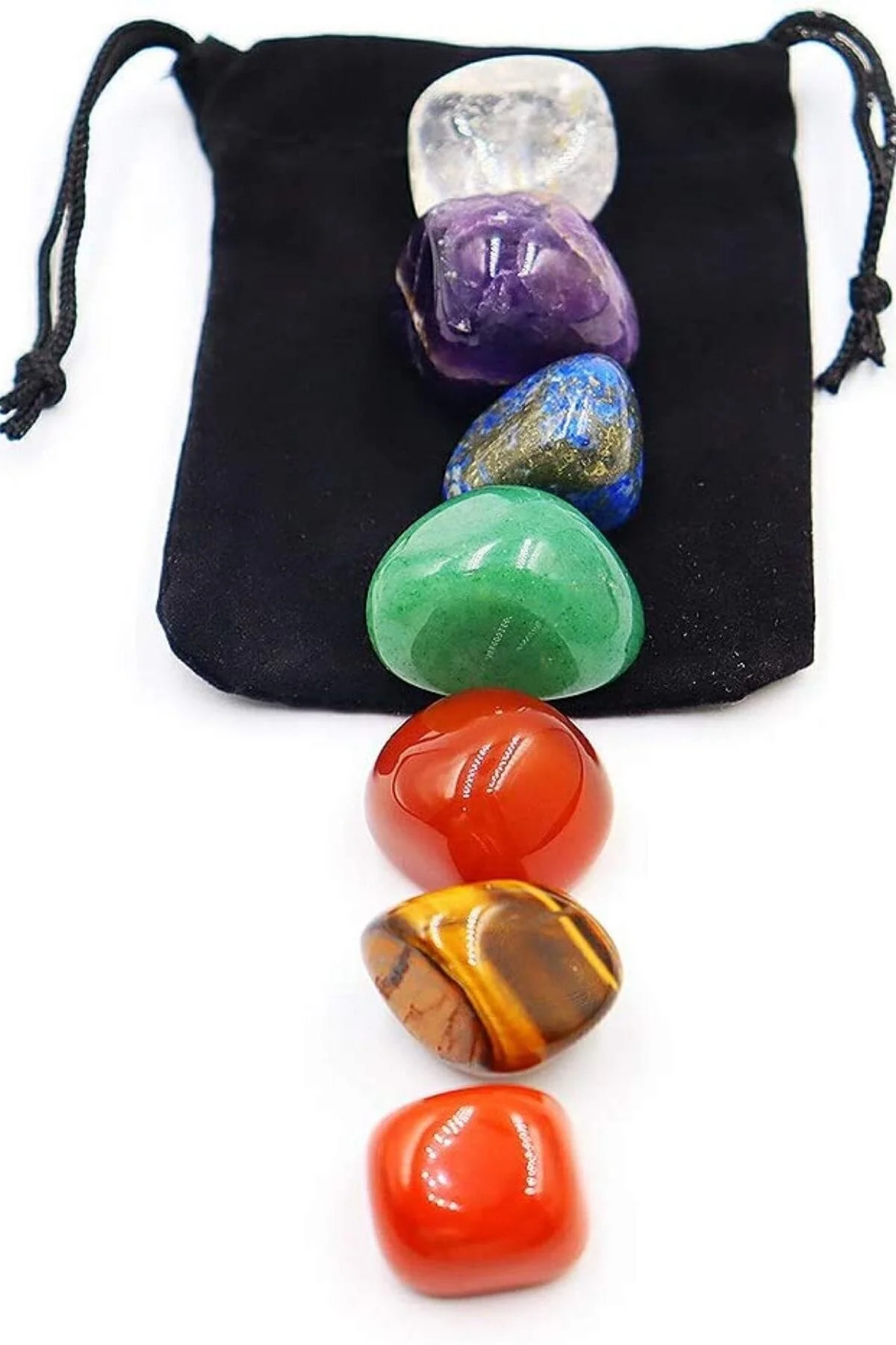 NBS Beautiful Naturel Stones 7 Çakra ( Özgüven Ve Cesaret Için Şifa ) Doğal Taş Set" Obje Fiyatı