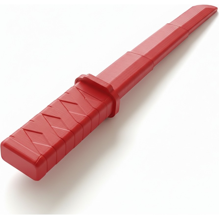NBShop Mini Katana Teleskopik Açılır Kapanır Oyuncak 34 cm - Kırmızı Anne Bebek Oyuncak Fiyatı