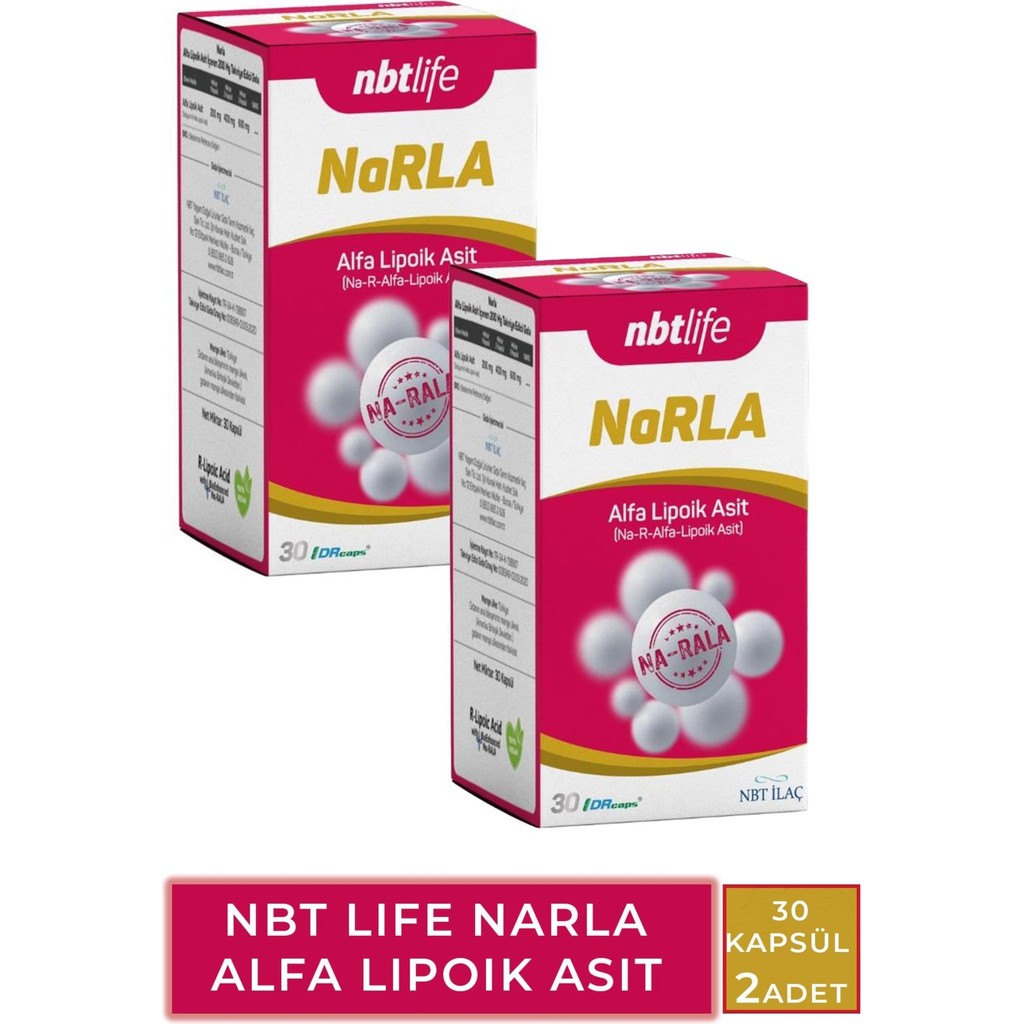 Nbt Life Narla Lipoik Asit 30 Kapsül 2 Adet Diğer Fiyatı