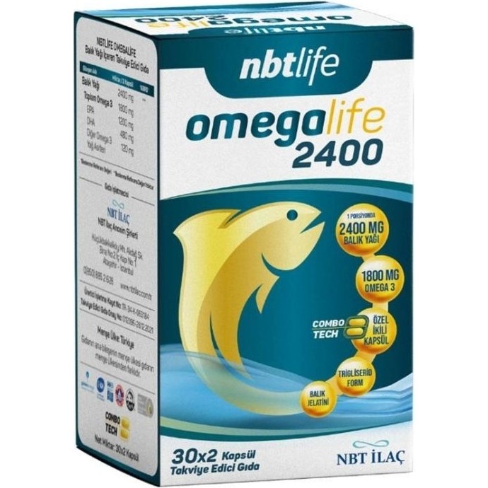 Nbt Life Omega Life 2400 Balık Yağı 60 Kapsül Diğer Fiyatı