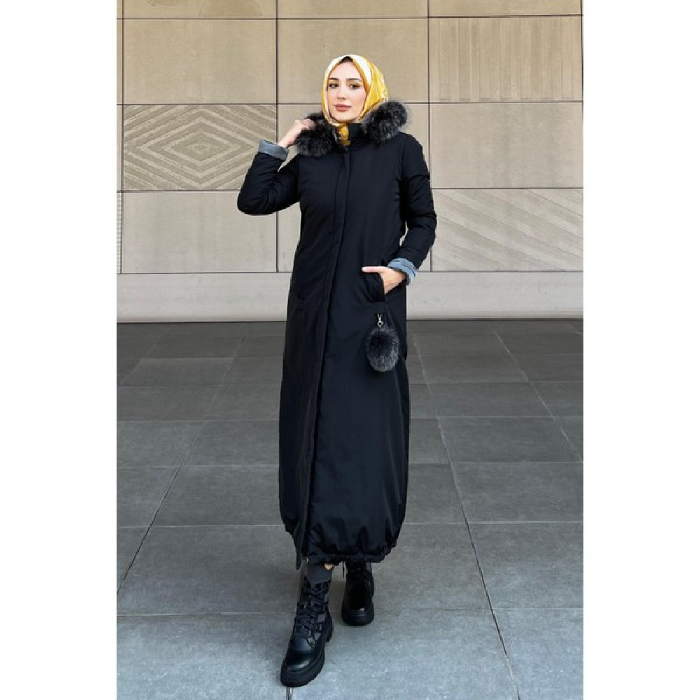 Ncl 23508-23K Yıldızlı Şişme Parka Mont Bayan Mont Fiyatı