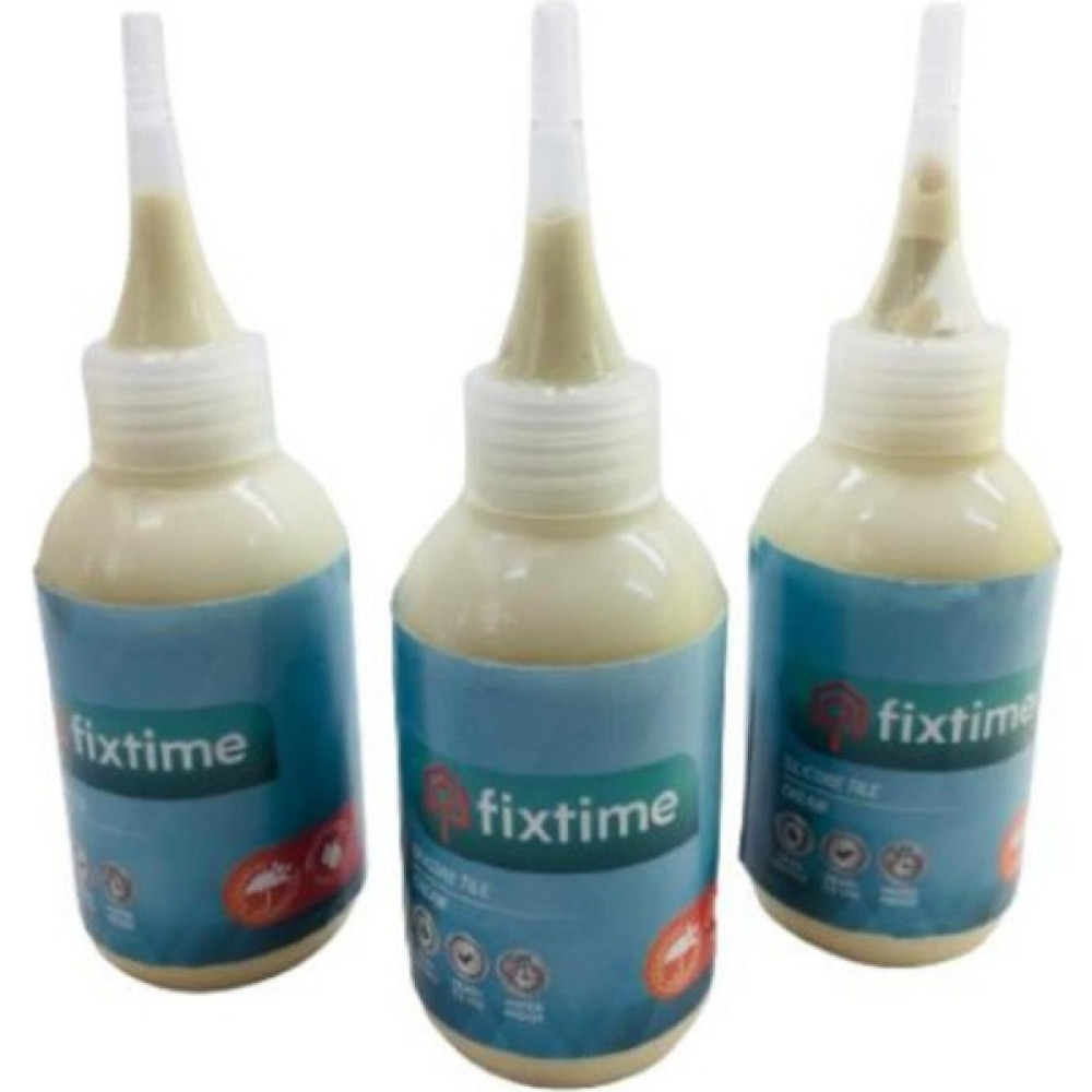 Nclean N'clean Fixtime Tile Master Silikonlu Derz Dolgusu Krem / Bej (Üçlü Paket) 225 gr Nalburiye & Hırdavat Fiyatı