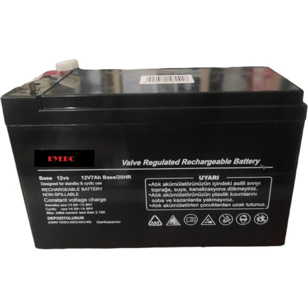 Ncpline 12 Volt 7 Amper Akü Akü Fiyatı