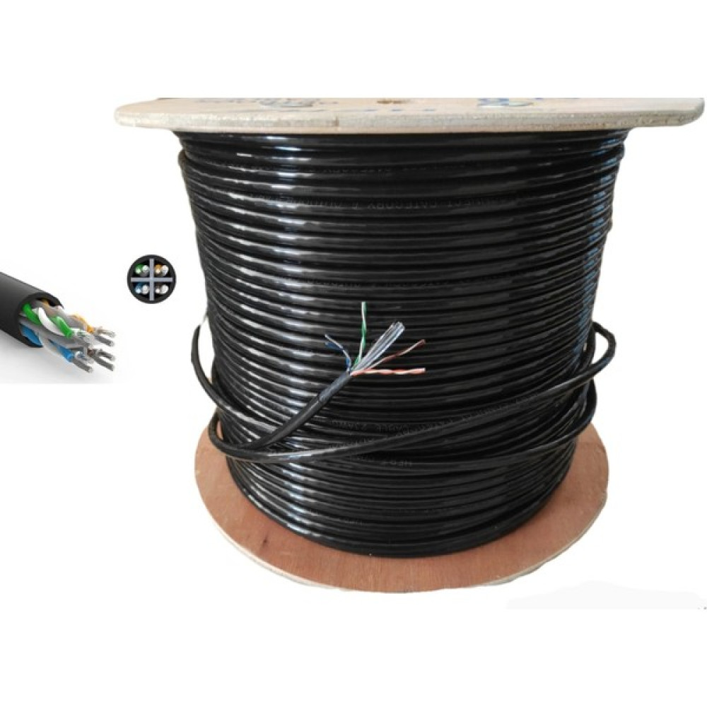 Ncpline 50 Metre Dış Ortam Internet Kablosu Cat6 50 mt Ağ / Network Kablosu Fiyatı