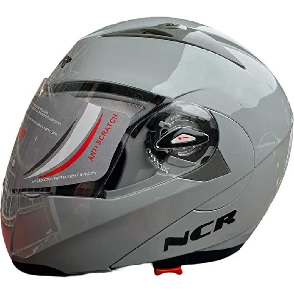 NCR Çene Açılır Kask Vizörlü Açık Nardo Ece Belgeli - Nardo Gri - XL Motorsiklet Kaskları Fiyatı