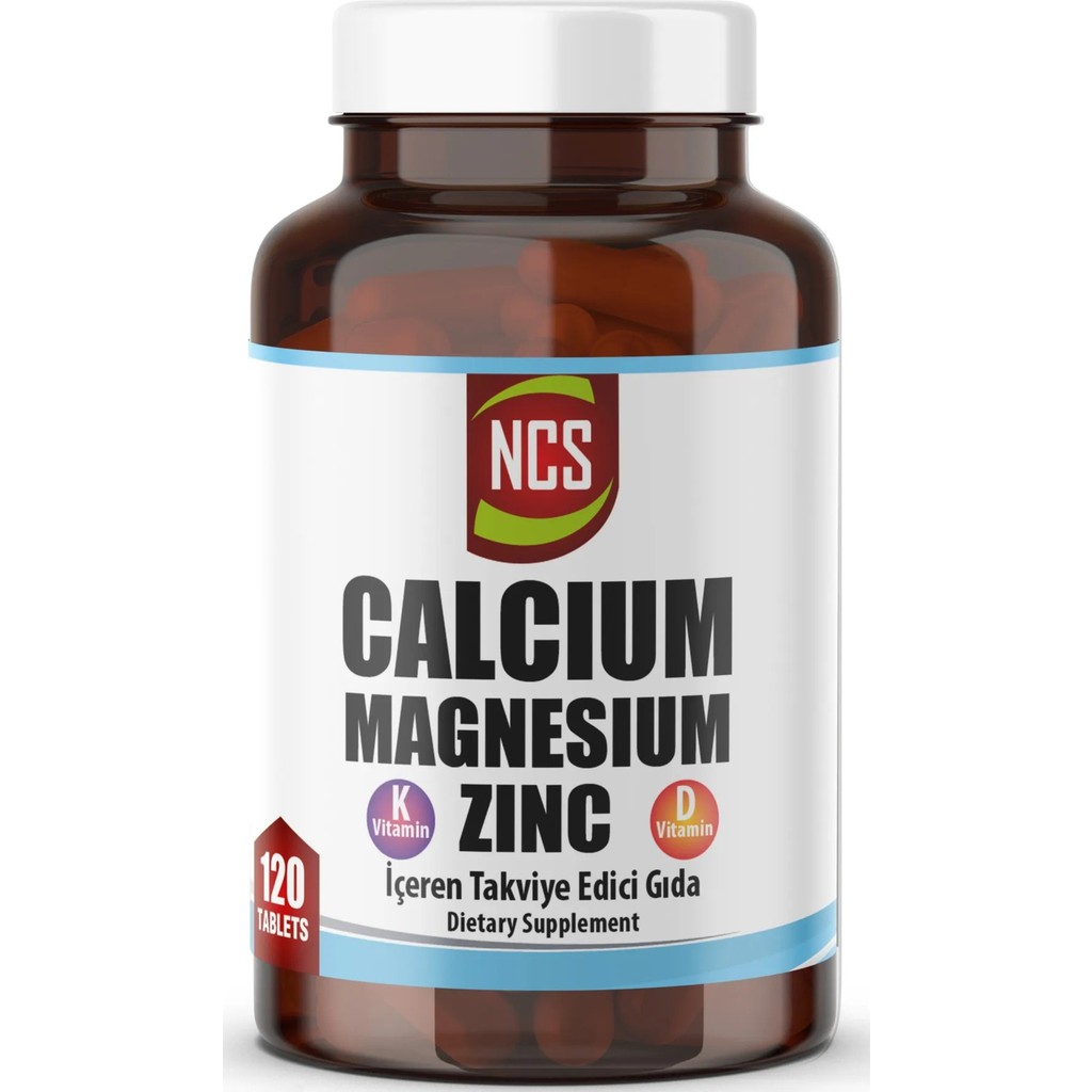 Ncs Calcium Magnesium Çinko D&K (Kalsiyum Magnezyum Çinko) 120 Tablet Diğer Fiyatı