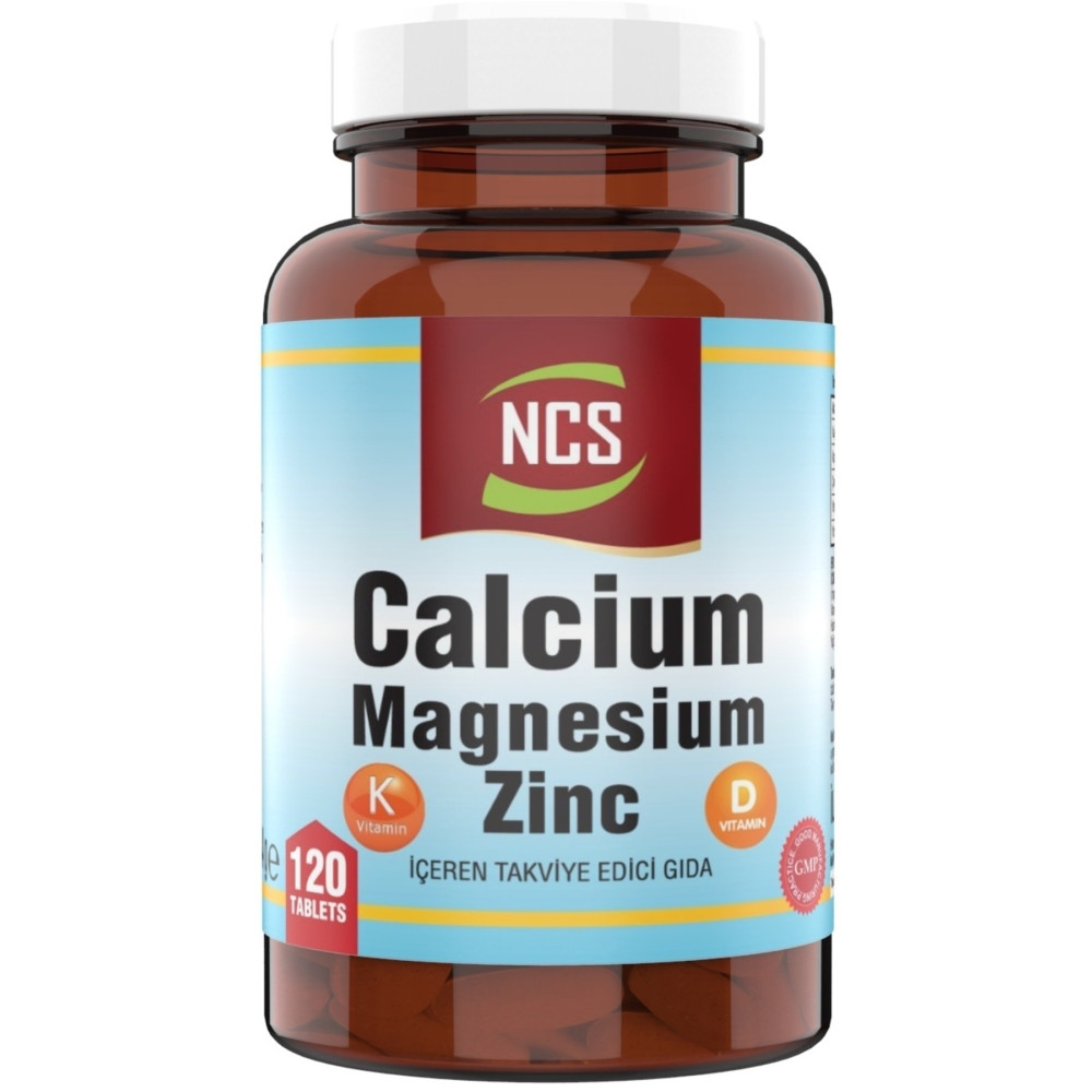 NCS ® Calcium Magnesium Çinko D&k (kalsiyum Magnezyum Çinko) 120 Tablet Sağlık / Diyet Fiyatı