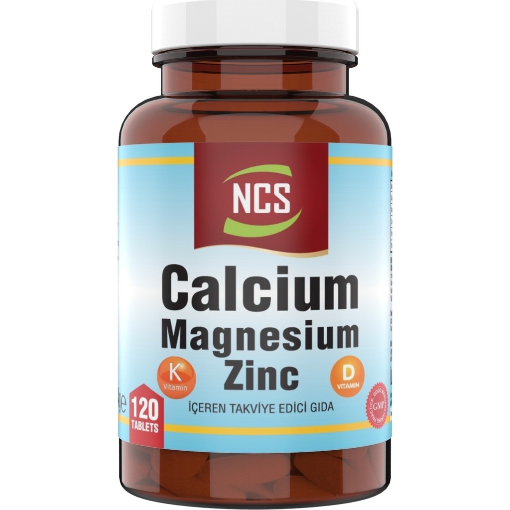 Ncs Kalsiyum Magnezyum Taurat Çinko 120 Tablet Vitamin D & K Diğer Fiyatı
