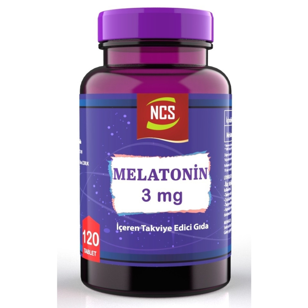 NCS Melatoninn 3 Mg 120 Tablet Sağlık Fiyatı