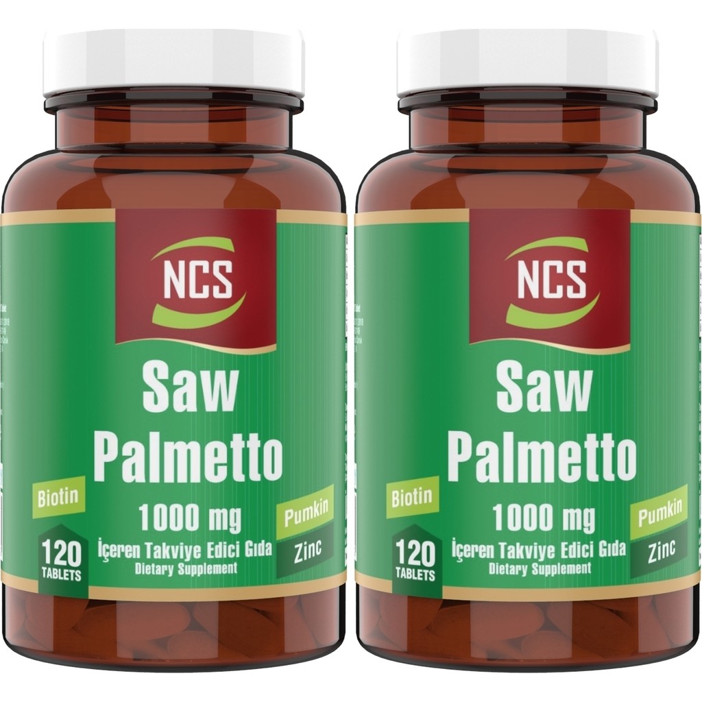 Ncs Saw Palmetto 1000 Mg Pumpkin Biotin Zinc Complex 2 Adet 120 Tablet Diğer Fiyatı