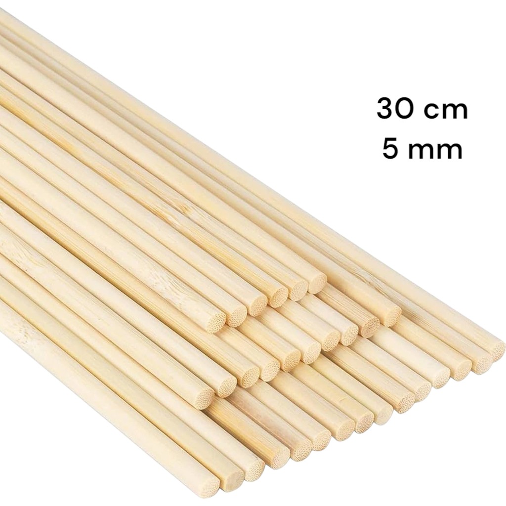 ncy Ahşap Bambu Tasarım Maket Çubukları 5 mm 30 cm 70 Adet Diğer Fiyatı