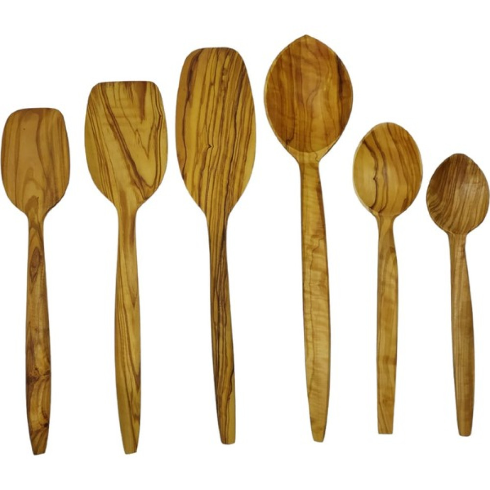 ncy Zeytin El Yapımı Kaşık Seti , Tahta Kaşık , Spatula , Çatal , Ahşap Mutfak Seti 6 Parça Çatal / Kaşık / Bıçak Takımları Fiyatı