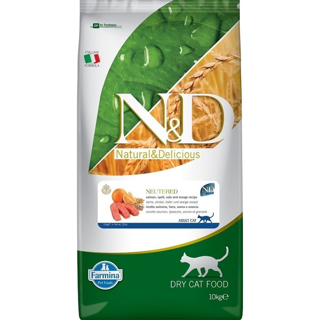 N&d Düşük Tahıllı Somonlu Kısırlaştırılmış Kedi Maması 10 kg Evcil Hayvan Ürünleri Fiyatı