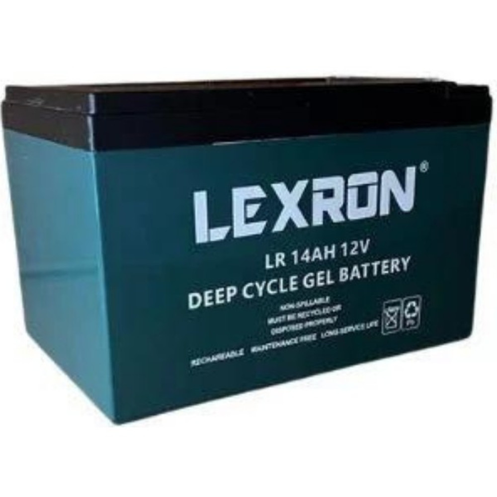 N&D Lighting Lexron 12 Volt 14AH Amper Solar Sistem ve Elektrikli Araç Jel Akü Akü Fiyatı