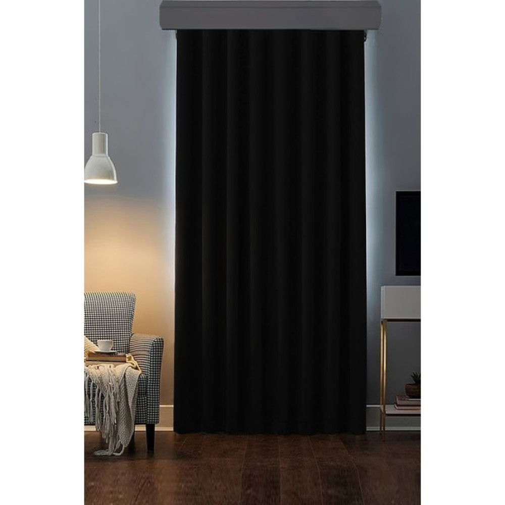 Nebumu Blackout Karartma Kumaş Perde - 250 x 260 cm - Siyah Güneşlik Fiyatı