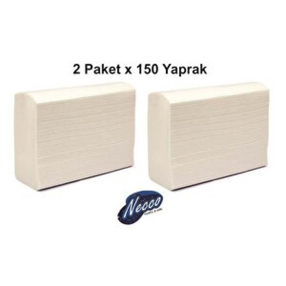Necco 2 Pk. 150 Yapraklı Z Katlama Dispenser Havlu Banyo Havlusu Fiyatı