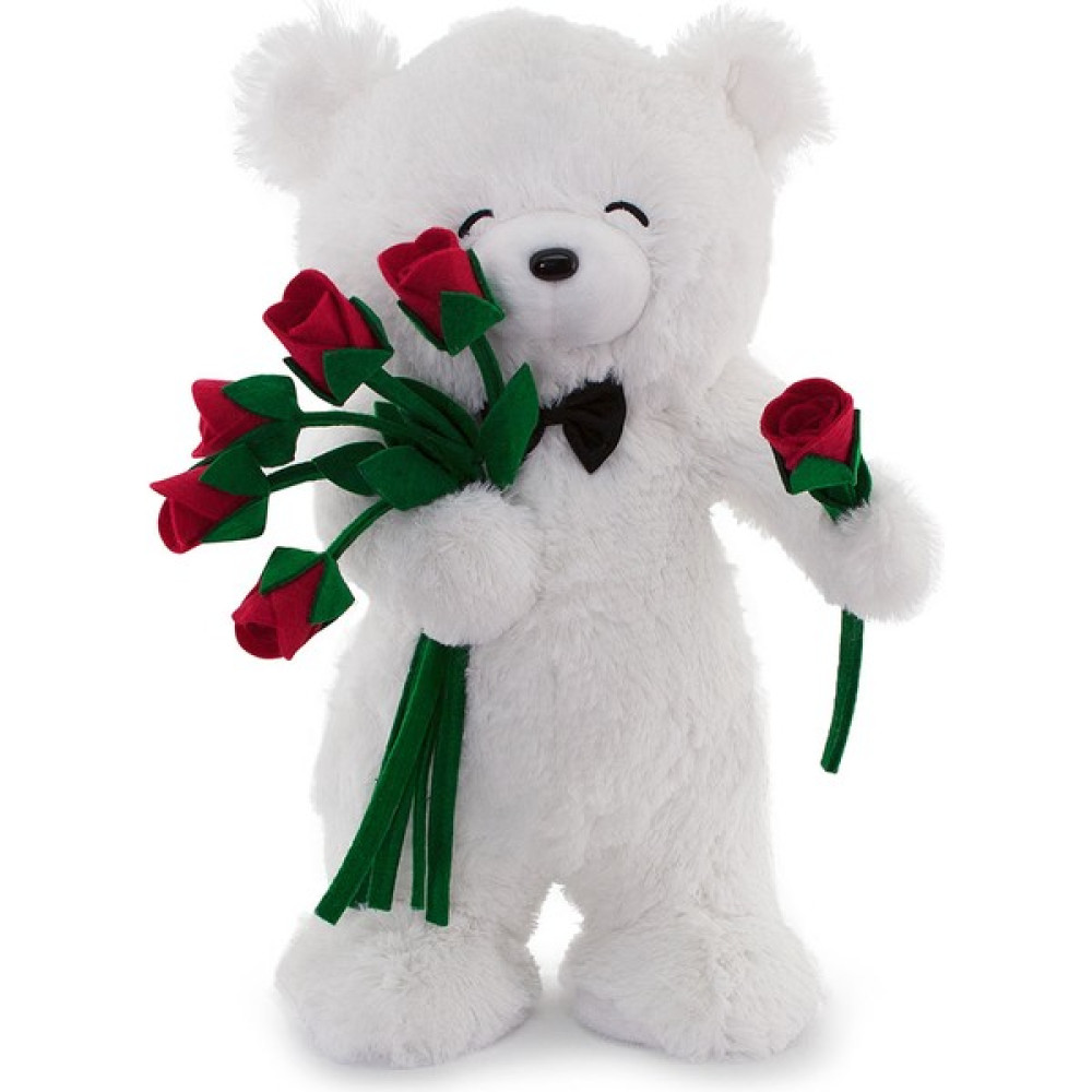 Neco Plush Fluffy Popyonlu ve Güllü Ayı 55 cm Peluş Oyuncaklar Fiyatı