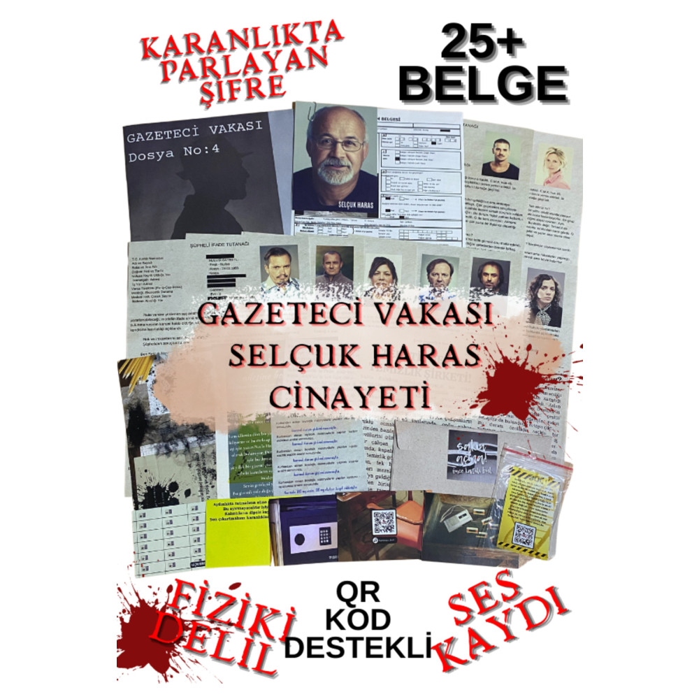 NEDEN 4 - Gazeteci Vakası - 26 Yıllık Gizem - Dedektiflik Oyunu Gizem Bulmaca Oyunu Suçluyu Bul Oyun Takımları Fiyatı