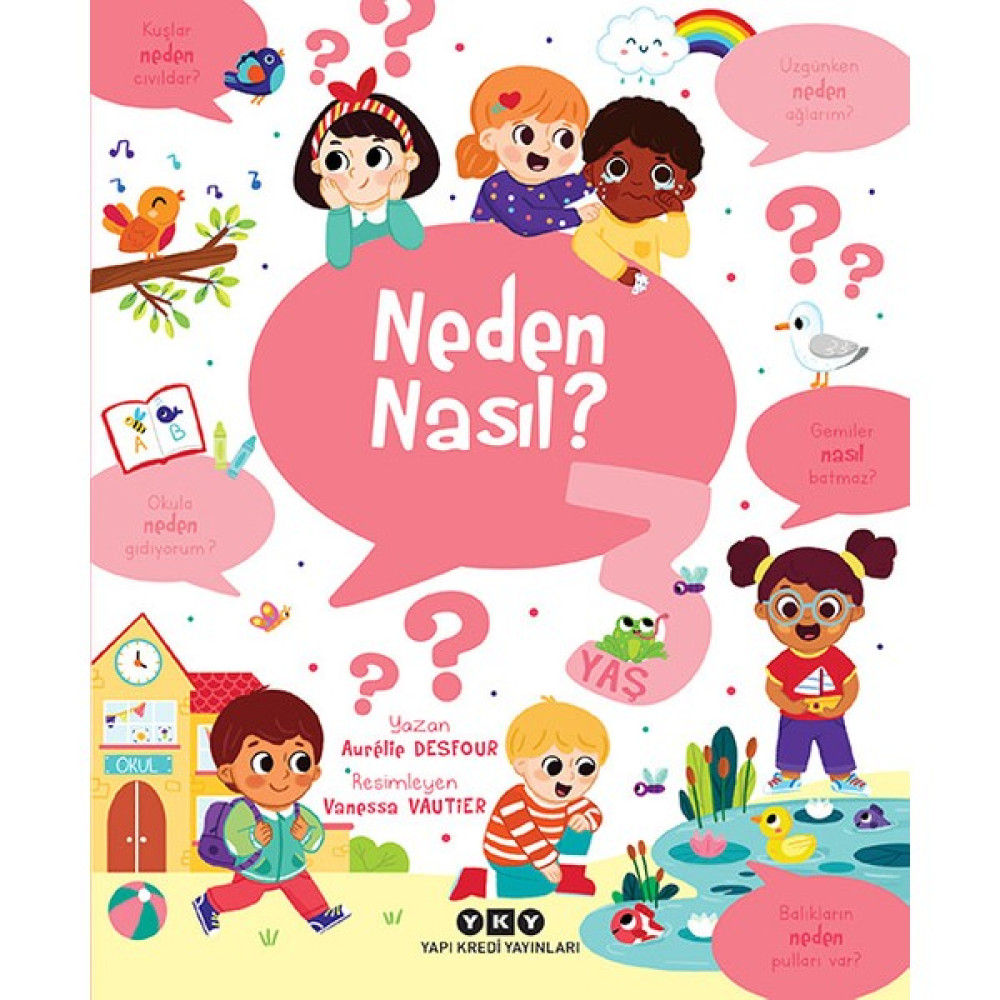Neden Nasıl? - 3 Yaş - Aurélie Desfour Çocuk Roman Fiyatı