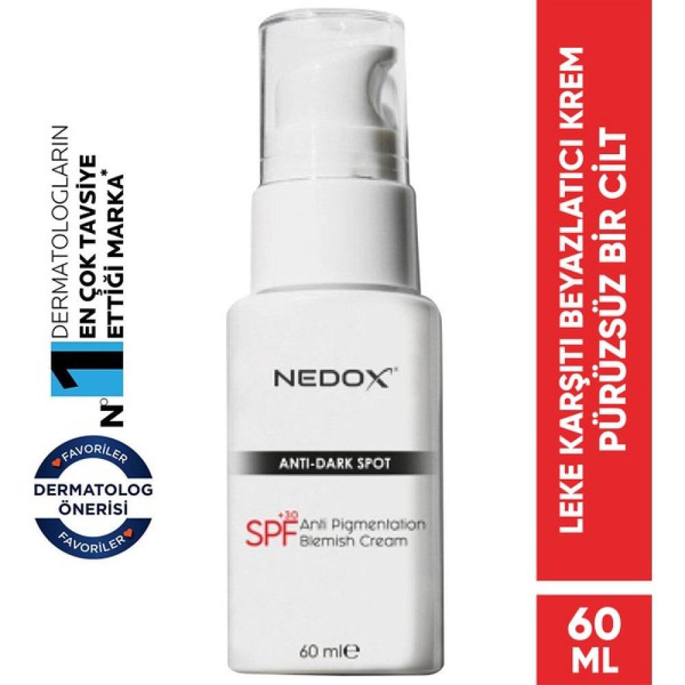 Nedox Cilt Beyazlatıcı Leke Kremi 60 ml Leke Kremi Fiyatı