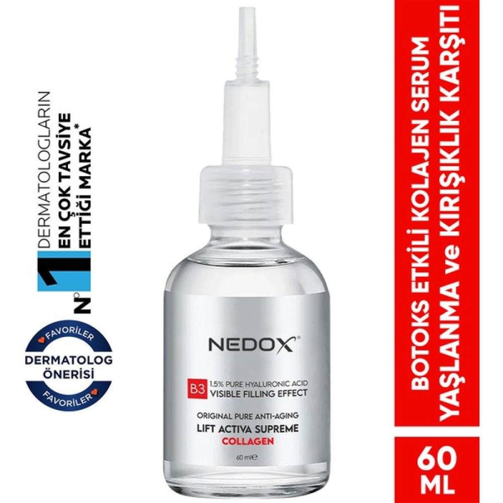 Nedox​ Dolgunlaştırıcı Botoks Serum 60 ml Anti-Aging / Yaşlanma Karşıtı Fiyatı