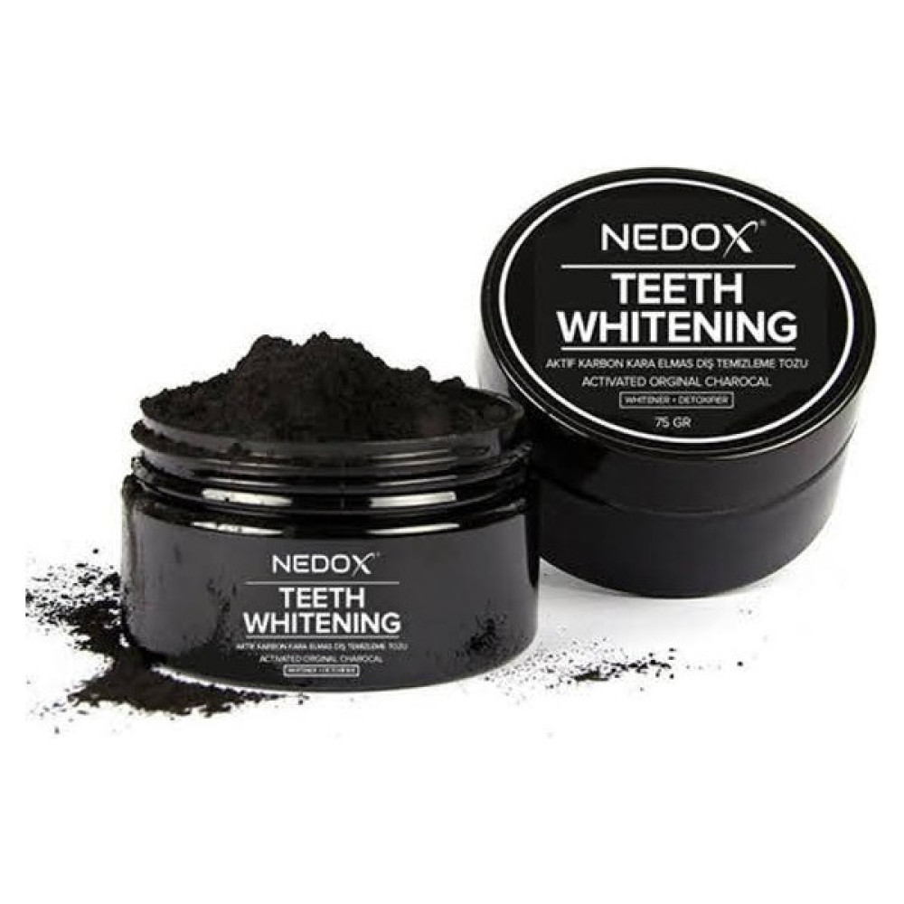 Nedox Kara Elmas Aktif Karbon Diş Beyazlatma Tozu 75 gr Diş Beyazlatıcılar Fiyatı