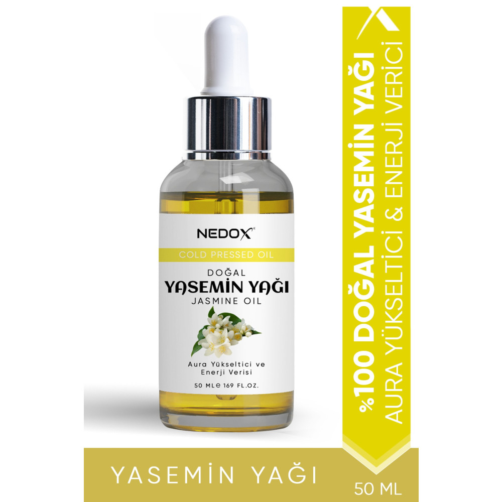 NEDOX Yasemin Yağı %100 Doğal Bitkisel Aura Yükseltici & Enerji Verici Jasmine Oil 50 Ml Cilt ve Yüz Bakımı Fiyatı