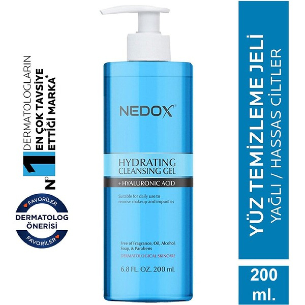 Nedox Yüz Temizleme Jeli 200 ml - Yağlı ve Akneye Eğilim Gösteren Ciltler Cilt Temizleme ve Peeling Fiyatı