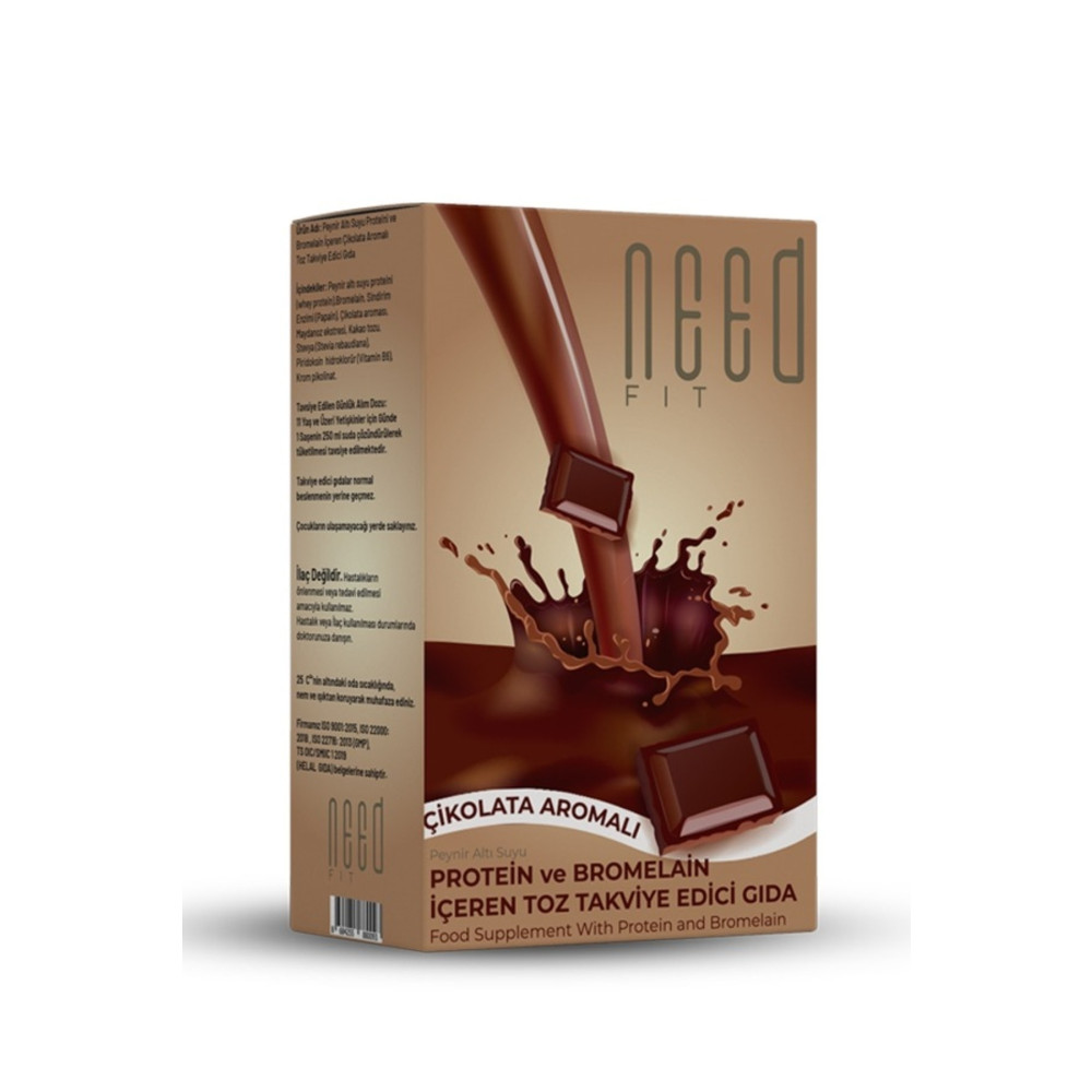 NEED COSMETİCS Need Fit Çikolata Aromalı 8 Grx30 Adet Protein Tozları Fiyatı
