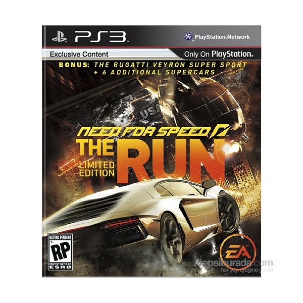 Need For Speed The Run Limited Edition Ps3 Oyunu PlayStation 2 - 3 Oyunları Fiyatı