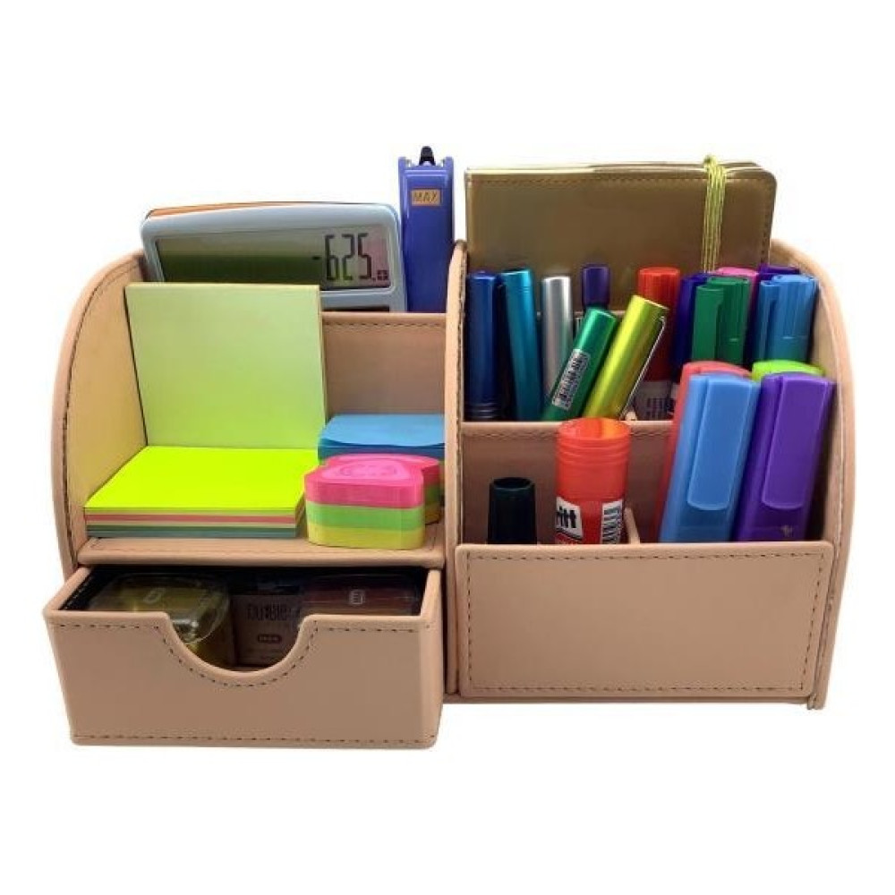 Need Masaüstü Düzenleyici Çekmeceli Organizer Kalemlik Pastel Pudra ND 1051 - Standart Ofis Seti Fiyatı