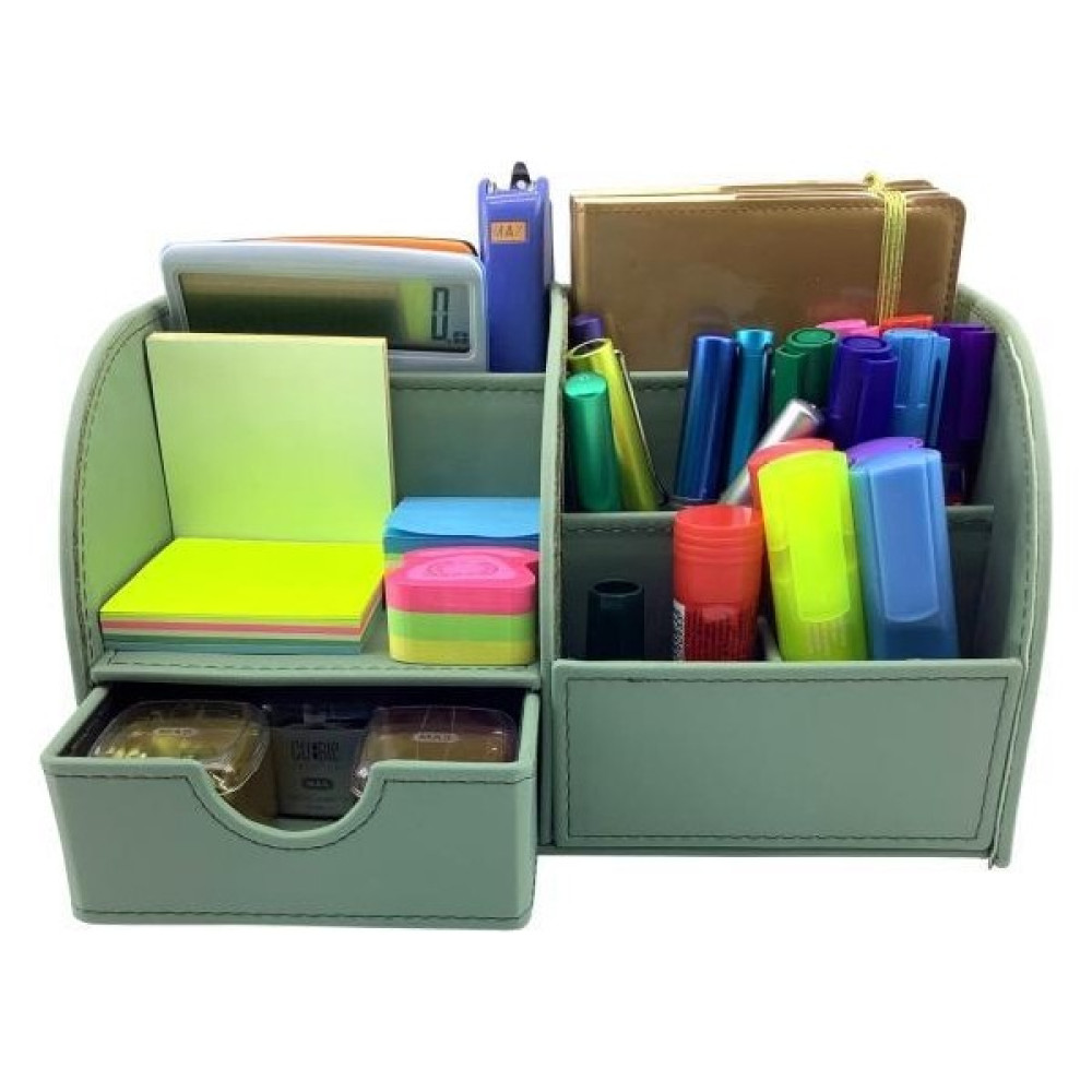 Need Masaüstü Düzenleyici Çekmeceli Organizer Kalemlik Pastel Yeşil ND 1054 - Standart Ofis Seti Fiyatı