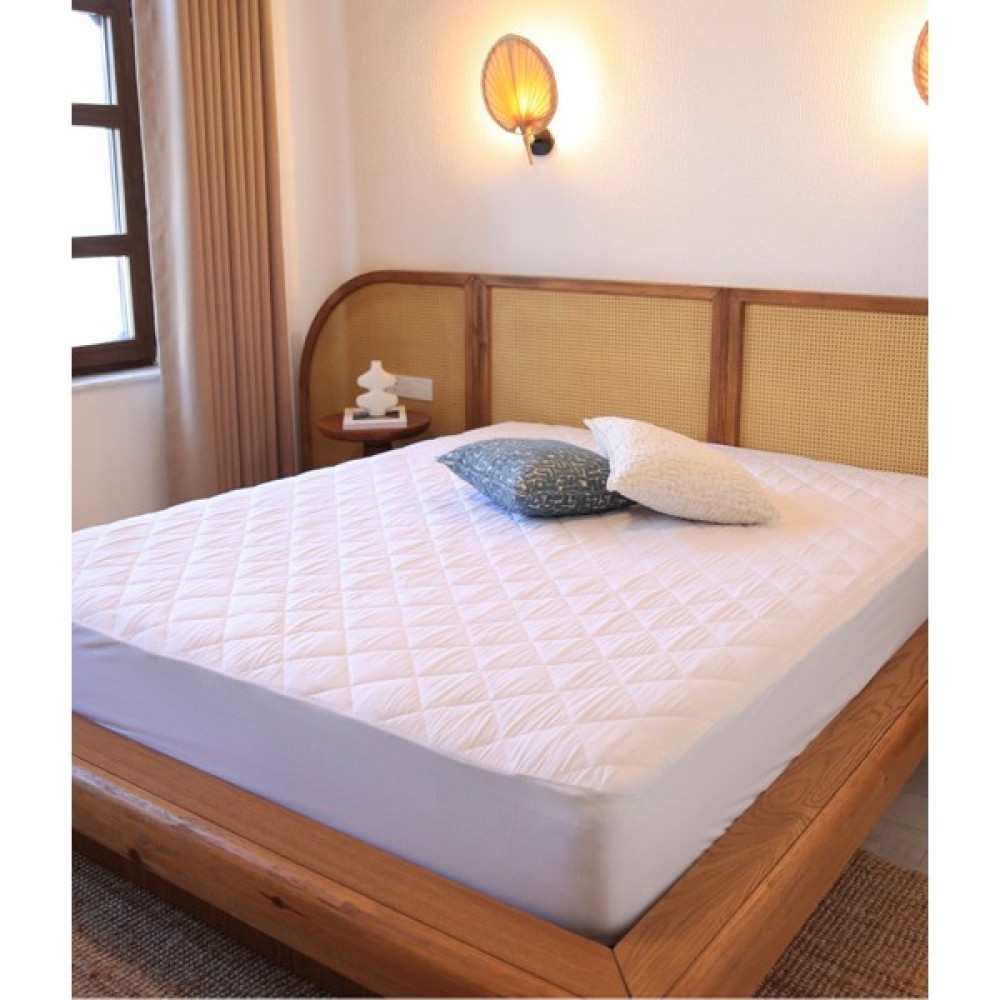 Needle Protective Micro Kapitone Su Sıvı Geçirmez Yatak Koruyucu Alez Çarşaf Tek Çift Battal(4 Farklı Ebat) - 70 x 140 cm - Beyaz Alez / Yatak Koruyucu Fiyatı