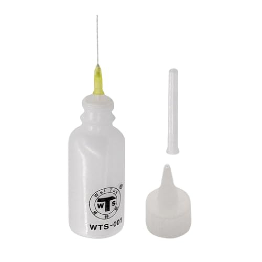 Needle Tip Glue Squeeze - 100ml Needle Bottle Applicator, Needle Tip Bottle Liquid Flux Dispenser | Oil Solvent Applicator Dropper, Shaker Needle Tip Glue Bottle for Diyy Quilling Craft, Oiler Bottle