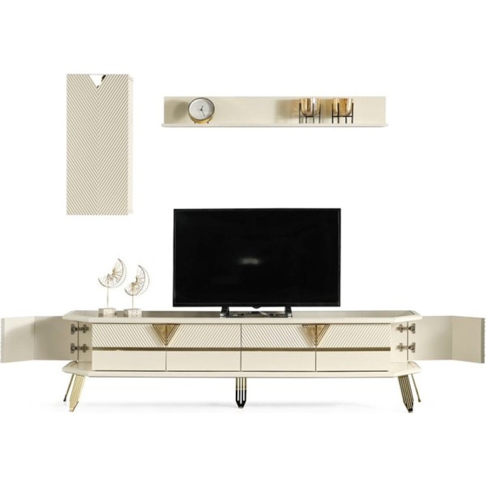 Neef Living City Ünite - Bej - Gold Tv Ünitesi / Sehpası Fiyatı