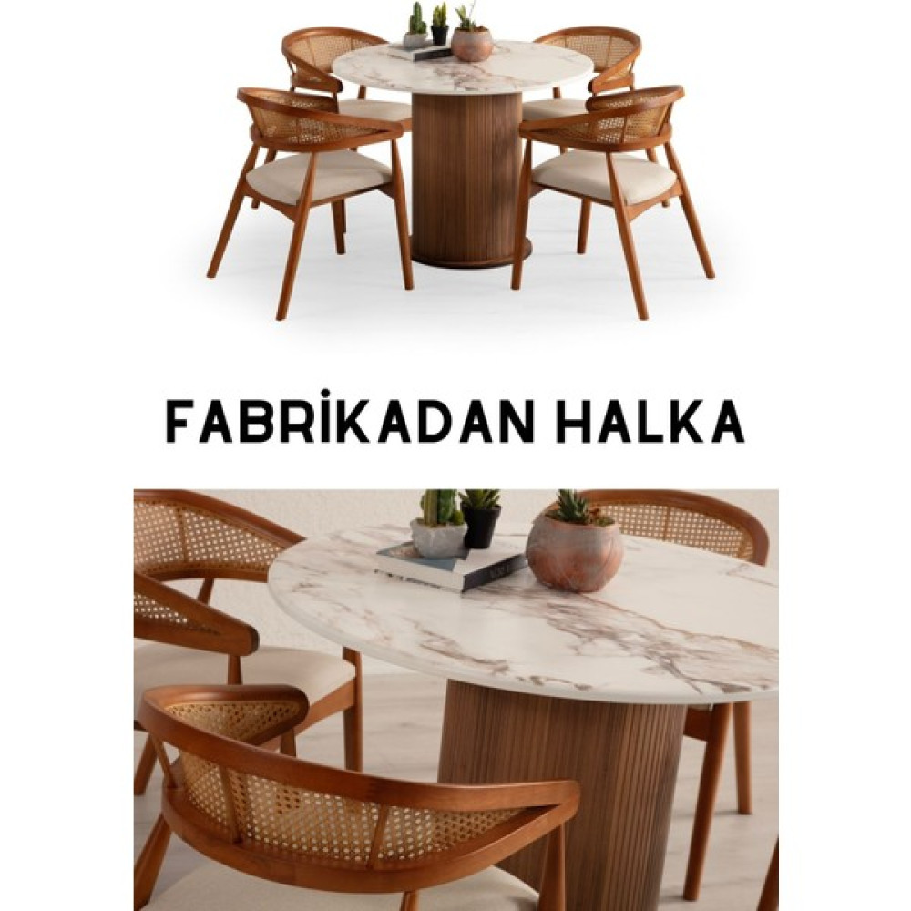 Neef Living Milano Yemek Masası - Ceviz Yemek & Mutfak Masası Fiyatı