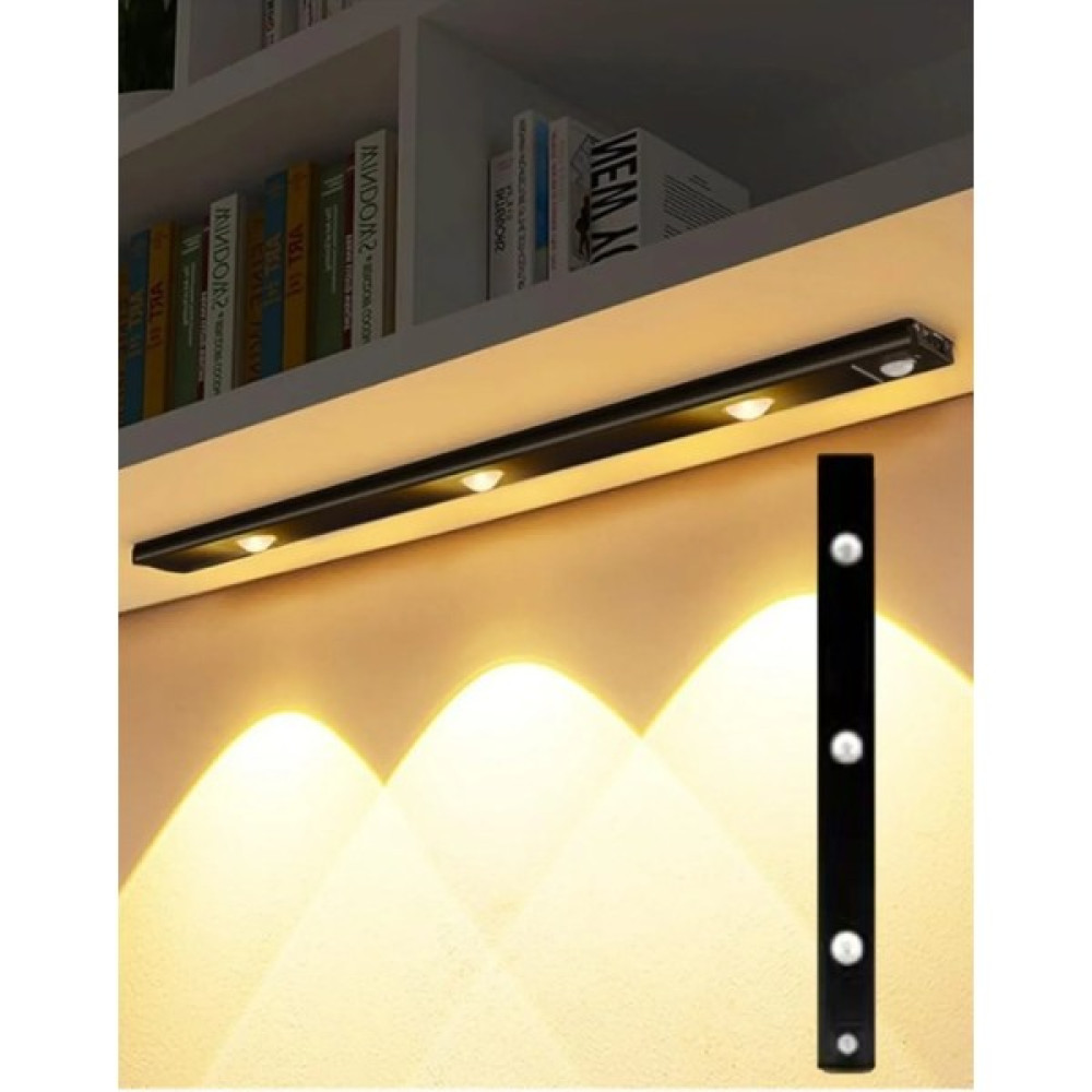Neeko Hareket Sensörlü - Dekoratif Gece Lambası - USB Şarjlı LED Aydınlatma 40 cm SİYAH KASA Armatür Fiyatı