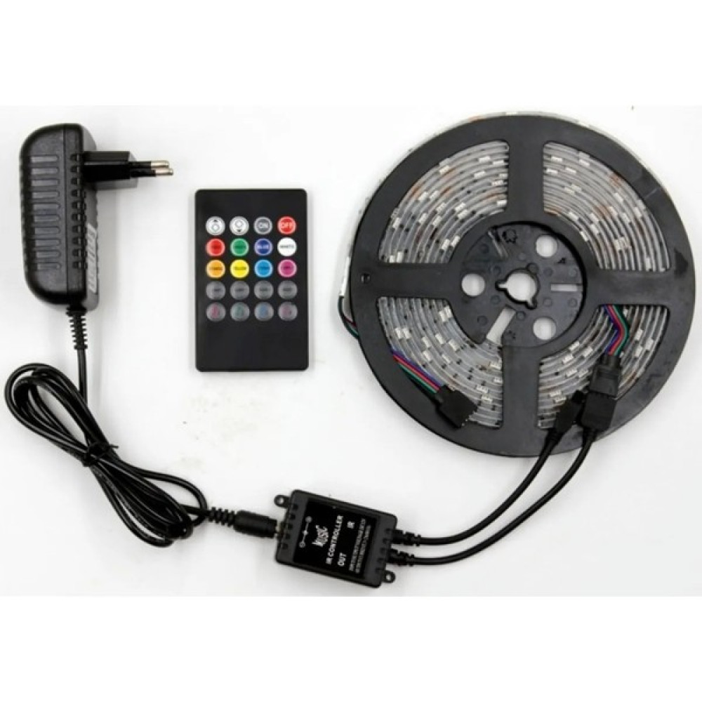 Neeko Sese Duyarlı Tv Arkası Rgb Şerit LED Kumandalı - 5 m - Siyah Led Aydınlatmalar Fiyatı