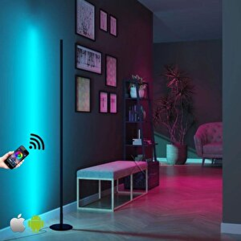 Neeko Wifi Telefon Ve Kumanda Kontrol Oda Aydınlatma Sistemi Full Rgb Wifi Lambader Lambader Fiyatı