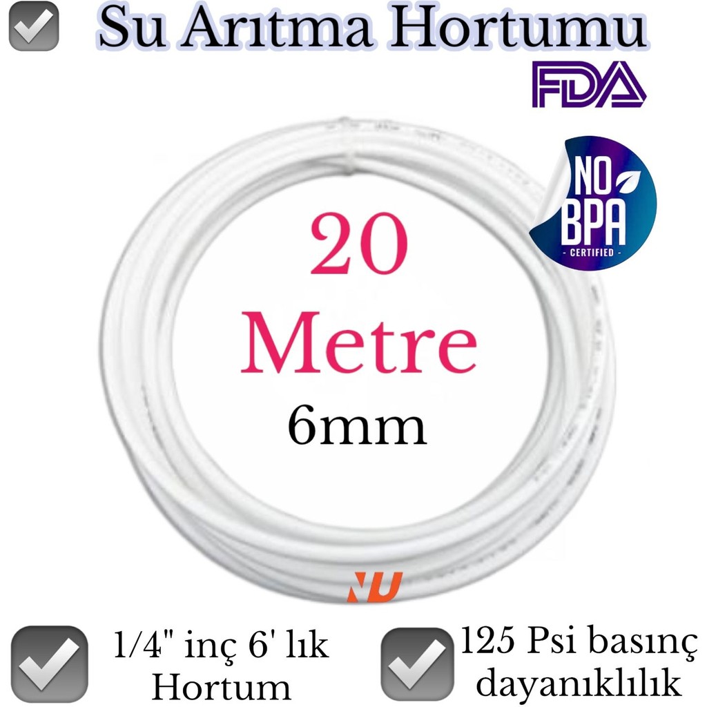 Nefa Su Arıtma Hortumu 1/4 Inç 6 mm 20 Metre SSD / Solid State Drive Fiyatı