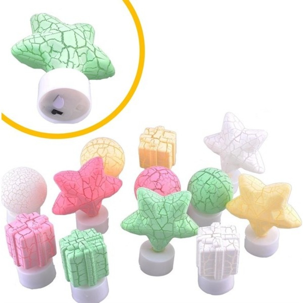 Nefertiya Buffer® 12 Adet Süper Parlak Tasarruflu LED Işıklı Lamba Dekoratif Objeler - Ahşap Avize Fiyatı