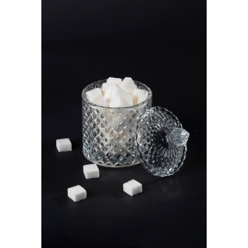 Nefertiya Kristal Desen Noktalı Şekerlik Işleme Kapaklı Çay Sunum 8 x 8 cm Kase Fiyatı