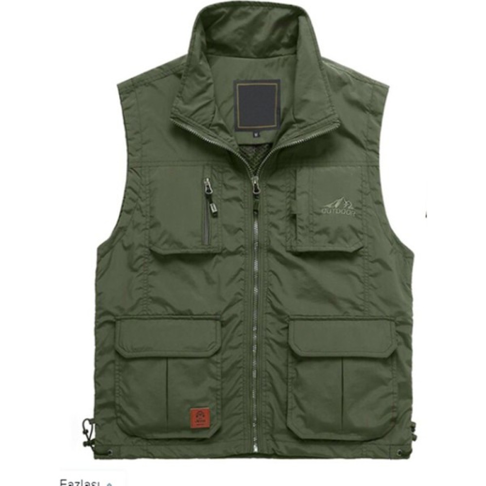 Nefes Alan Hızlı Kuruyan Çok Cepli Outdoor Yelek Yelek (Outdoor) Fiyatı