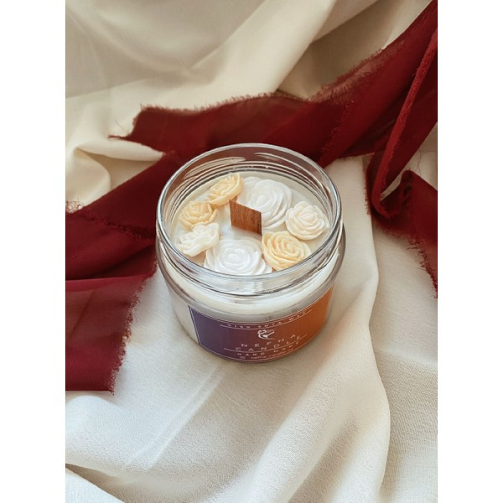 Nefha Candle Vanilya Kokulu Soya Wax Mum - 1 Adet Dekoratif Mum Fiyatı
