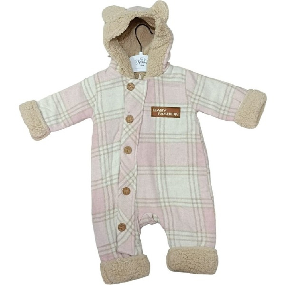 Nehad Bebe Nehad 5130 Kız Bebek Pudra Kapüşonlu Ceket Tulum Bebek Montu Fiyatı