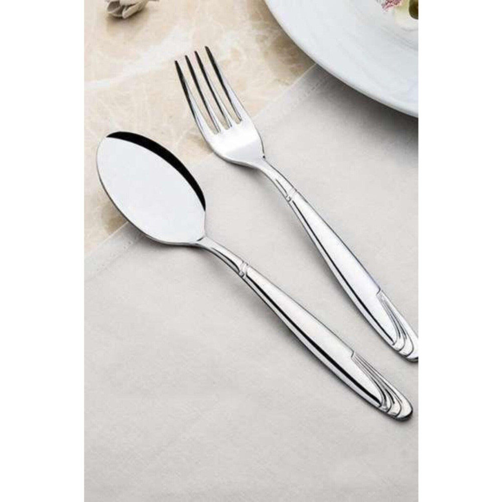 Nehir Lizbon Sade 60 Parça Büyük Aile Takımı (kutulu) Çatal / Kaşık / Bıçak Takımları Fiyatı
